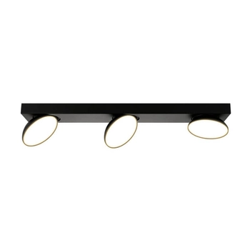 Nowoczesna lampa sufitowa Castelio LED 15W 4000K do salonu czarna