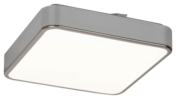 Sufitowa LAMPA plafoniera WOLIMIR 2982 Rabalux metalowa OPRAWA plafon LED RGB 22W 3000K - 6000K kwadratowy IP44 chrom