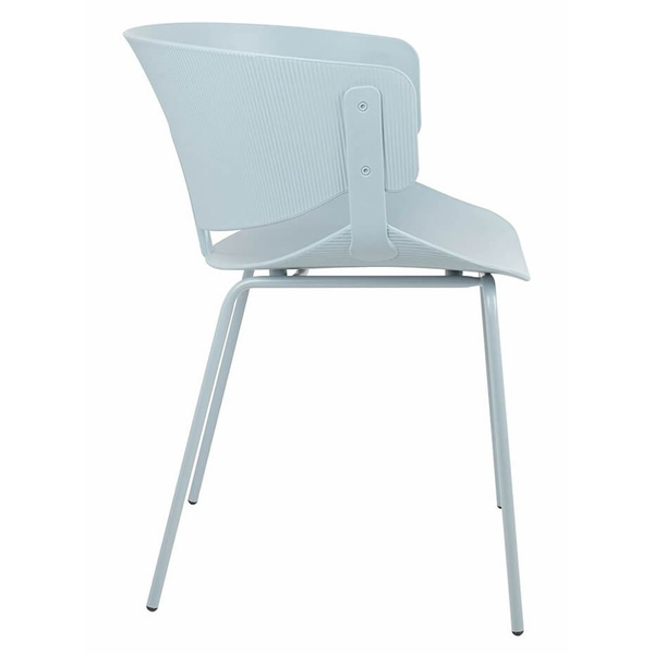 Jasnoszare krzesło nowoczesne Garret ARM-001.GREY do kuchennego stołu