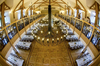 Pałacowy żyrandol Perseo KP-01 do restauracji czarny