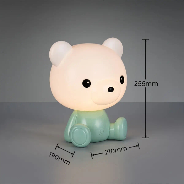 Lampka nocna miś CUTIE R57991115 LED 0,3W 3000K dziecięca zielony