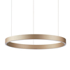 Ledowa lampa wisząca Brasco PND-56215D-100RPP-GD-3KS4K-TRDIMM Italux 100W 3000-4000K złoty