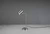 Biurkowa LAMPA regulowana VANTOS DL107512400 Trio metalowa LAMPKA stojąca tuba loftowa na stół nikiel