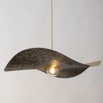 Metalowy zwis kuchenny KAPELLO wisząca lampa nad blat złota