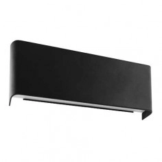 Kinkiet LAMPA ścienna ZELDA 03554 Ideus metalowa OPRAWA prostokątna LED 10W 4000K przyścienna czarna