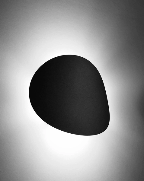 LAMPA ścienna SL.0935 metalowa OPRAWA kinkiet kamień czarny