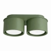 Plafon do salonu MODO oliwkowy SL.2463 2xGx53 metalowy downlight