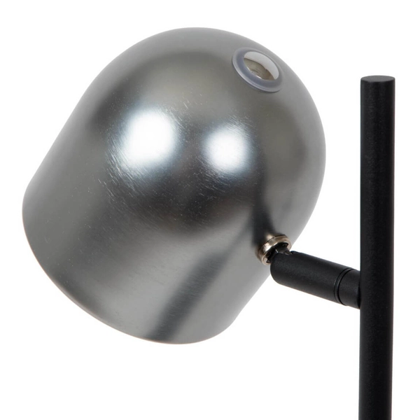 Metalowa lampka nocna SKANSKA 03649/03/15 LED 3W 3000-6000K IP44 szara