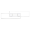 Plafoniera Albany 647710431 Trio LED 37W 2700-6500K prostokąt biała