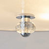 Kryształowa lampa sufitowa Hudson HUDSON-3CH Endon chrom przezroczysta