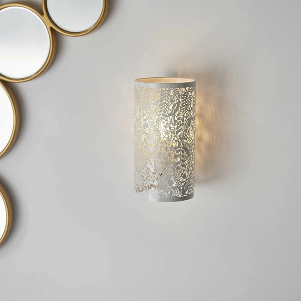 Sypialniany kinkiet Secret garden 61684 Endon tuba biały