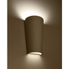 Salonowa lampa ścienna SL.0838 ceramiczny kinkiet biały