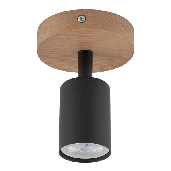Reflektor sufitowy drewniany Top Wood 3290 TK Lighting metalowy czarny