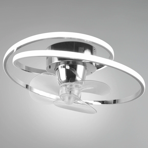 Lampa sufitowa Umea R67252106 LED 38W 2700-6500K z wentylatorem srebrna outlet