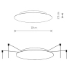 Puszka do lamp Cameleon Canopy A Mini 10017 Nowodvorski biały