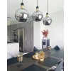 Wisząca lampa potrójna Julius 34438/03/65 Lucide okrągła czarna złota