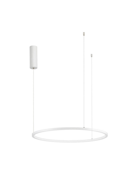 Biała lampa wisząca TOLUCA LE42783 do sypialni LED 36W 3000K ring