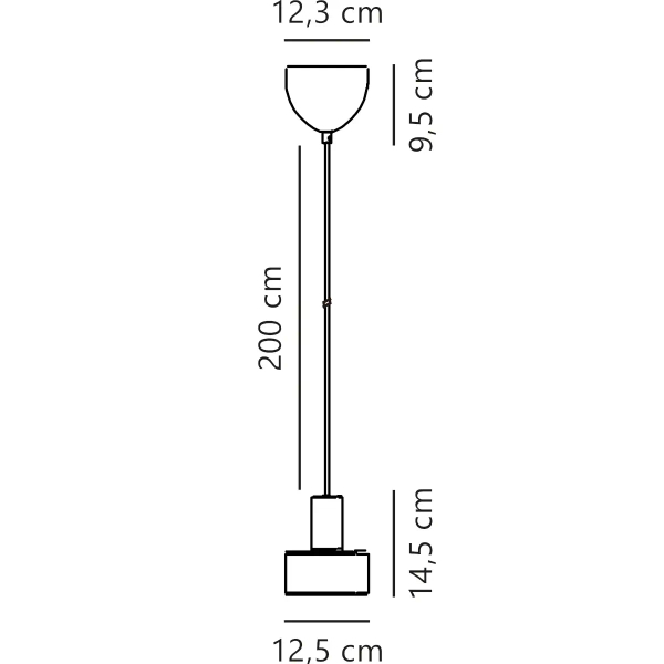 Zwieszana lampa jadalniana Matis 2512183023 nad stół zielony
