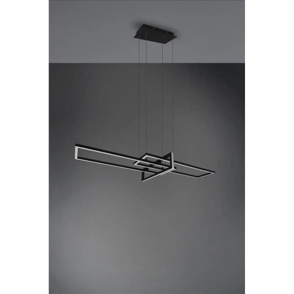 Nowoczesna lampa SALINAS 320310332 czarna LED 34W 3000K 150cm
