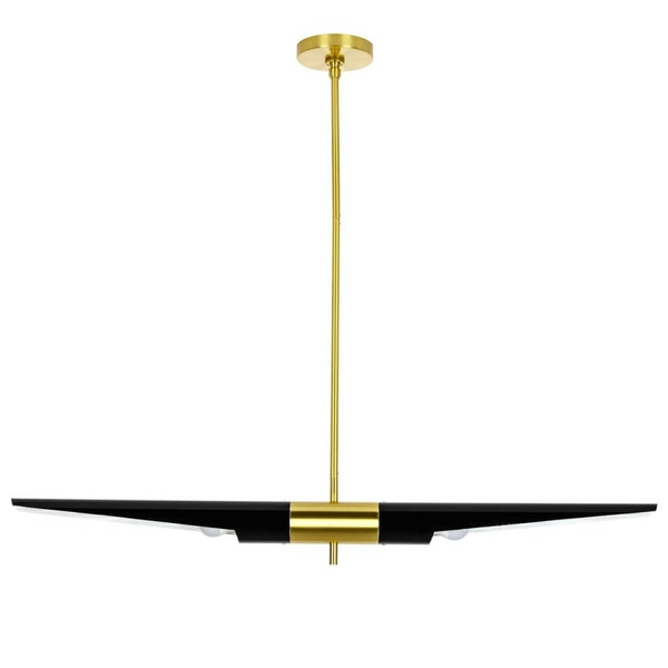 Lampa wisząca APOLLO MD21419-2M.BLACK.GD czarna złota