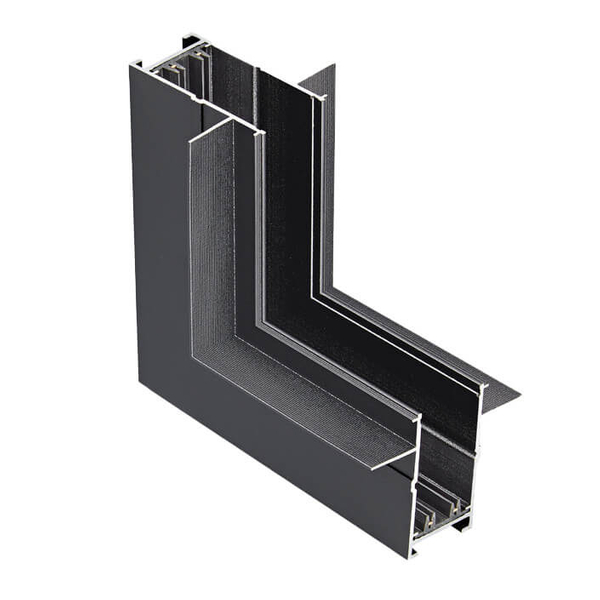 Metalowy łącznik do szynoprzewodów Magnetic AZ5164 czarny