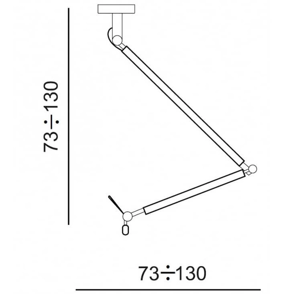 Abażurowa lampa wisząca Zyta AZ1845+AZ2602 ruchoma do jadalni czarna biała