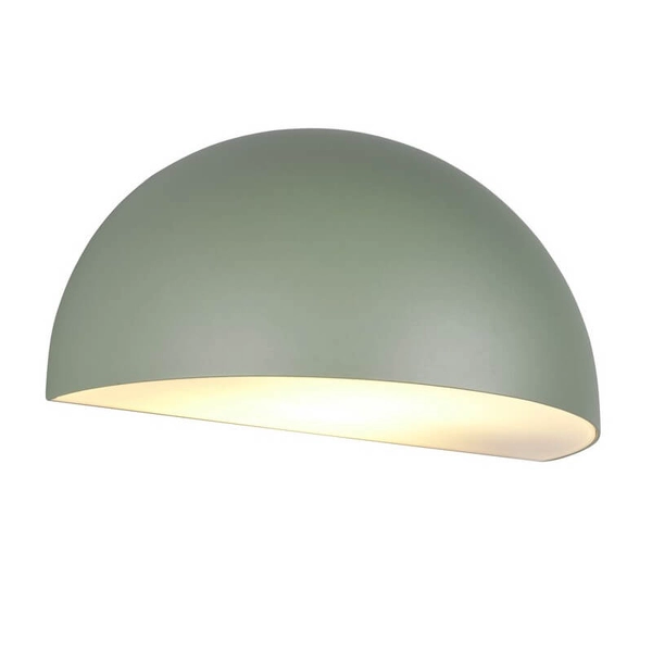 Kopułowa lampa ścienna MAAS 262460115 metalowa IP44 zielona