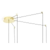 Designerska wisząca lampa MIKADO MSE1501100488 LED 43W 3000K sticks złota