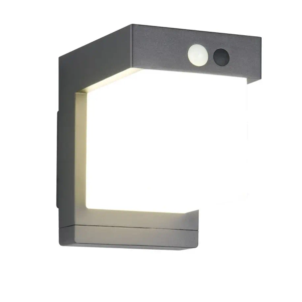 Kinkiet z czujnikiem COLOMBO R23286132 LED 5,5W 4000K IP44 czarny biały