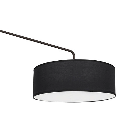 Abażurowa LAMPA sufitowa FALCON 7950 Nowodvorski plafoniera czarna biała