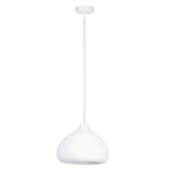 Wisząca lampa metalowa MAURO 41134 do sypialni biały