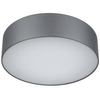 Okrągła lampa nasufitowa Rondo 4239 do kuchni round metalowa szara