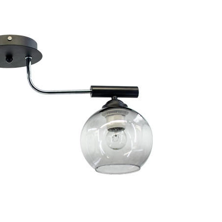 LAMPA sufitowa 2207/2 8C BL Elem loftowa OPRAWA szklane kule balls czarne chrom