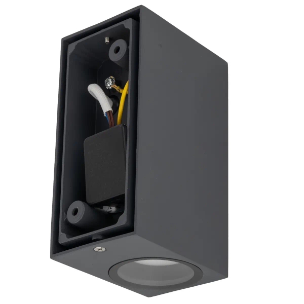 Naścienna lampa zewnętrzna Axis 10970 prostokątna IP44 szary