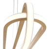 Wisząca lampa owalna Demark QN-DEMARK-LP-BG LED 58W 3000K nad stół złoty