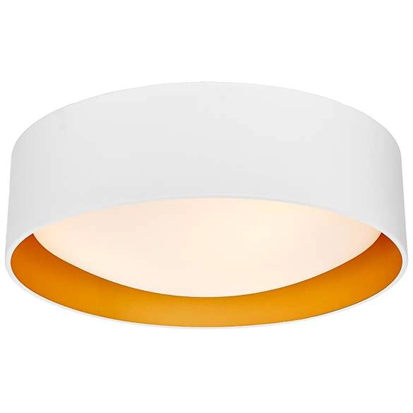Plafon LAMPA sufitowa VERO 30445301 Kaspa metalowa OPRAWA okrągła biała
