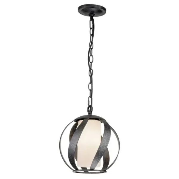 Zewnętrzna lampa wisząca Blacksmith QN-BLACKSMITH-P-OBK IP44 czarny