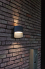 Elewacyjna LAMPA ścienna LOTUS 5193201118 Lutec metalowa OPRAWA kinkiet LED 11W 3000K zewnętrzny IP54 szary