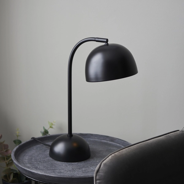 Biurkowa lampa Brodey L&-196598 Light& kopuła regulowana czarna