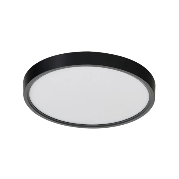 Minimalistyczny plafon ARNOR czarny biały AZ6539 18W LED 3000-6000K