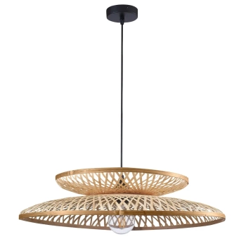 Bambusowa lampa wisząca Bali 329103 ekologiczna nad stół beżowa