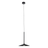 Minimalistyczna LAMPA wisząca HANA P0456 Maxlight metalowy zwis LED 6W 3000K talerz czarny
