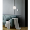 Regulowana lampa ścienna Lyon 209100107 wysięgnik nikiel biały