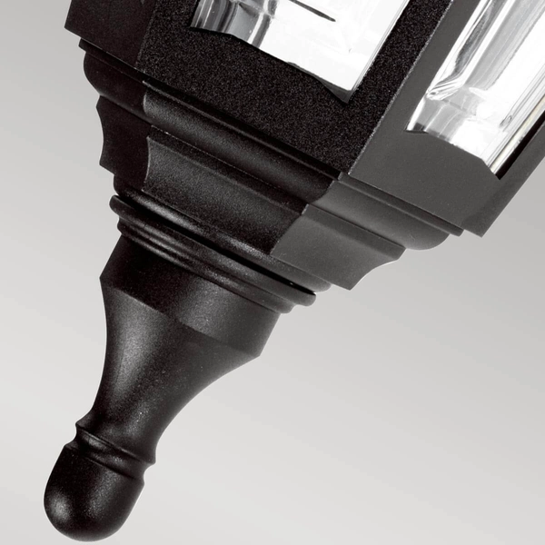 Natynkowa lampa elewacyjna KINSALE-WALL Elstead metalowa oprawa czarna