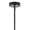 Lampa wisząca molekuły Modern orchid ST-1232-6 black transparent Step nad stół czarna