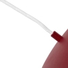 Szklana lampa wisząca KUUL KLG141PS0 burgundowa kula 1xE27 IP44 do łazienki