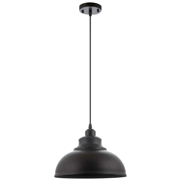 LAMPA wisząca VEN W106/300 BK industrialna OPRAWA metalowa zwis czarny