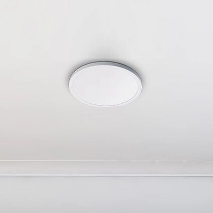 Plafon LAMPA sufitowa PAVEL 3427 Rabalux okrągła OPRAWA płaska LED 18W 4000K natynkowa biała