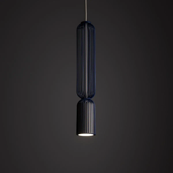 Metalowy klosz do lampy CAMELEON SINGLES 12216 beżowy granatowy