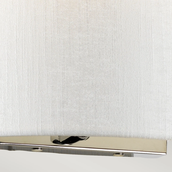 Ścienny kinkiet materiałowy Cooper DL-COOPER-M-IV-PC chrom biały